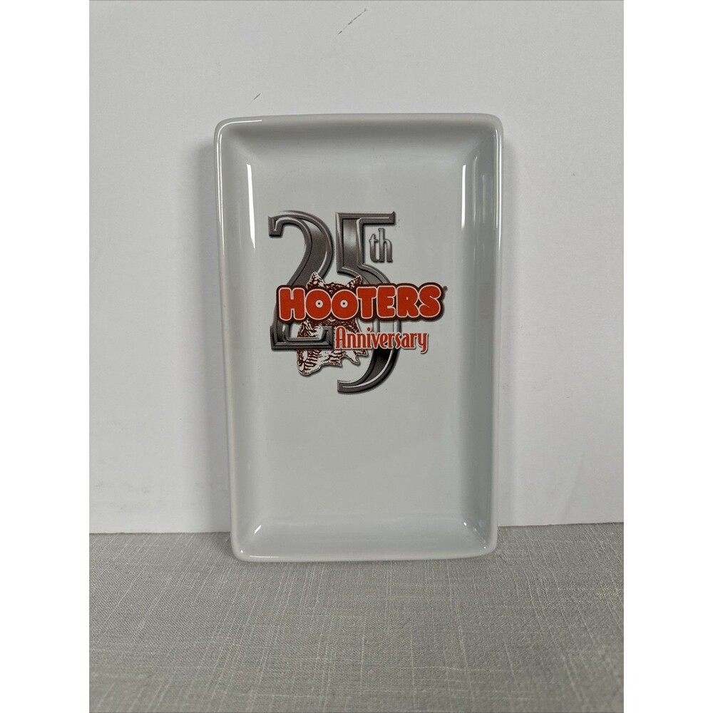 HOOTERS‎ Platter 25th Anniversary Twenty-fifth Owl Plate Serving Tray 4230